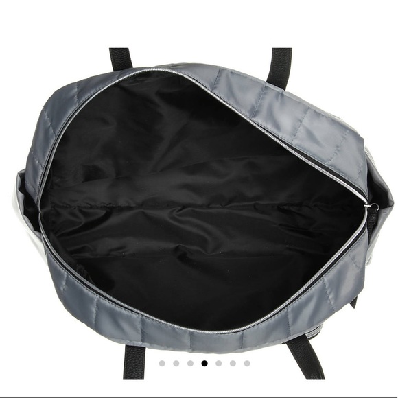 DSW Grey Duffle Bag NWT - Picture 4 of 9